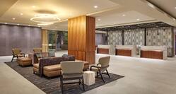 Hotel Front Desk And Lobby Seating  
