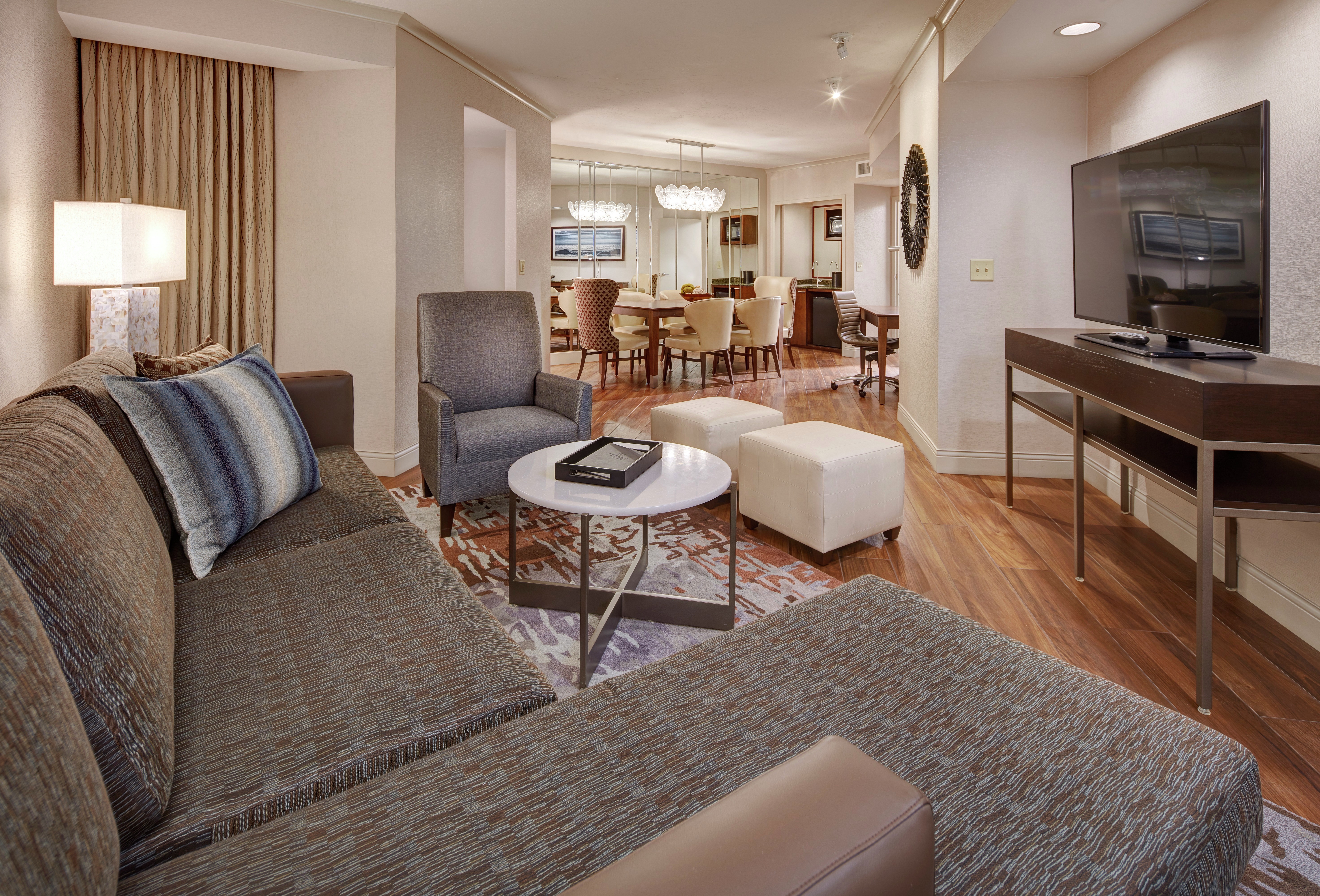 Presidential Suite Living Room and Dining Area