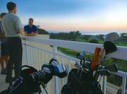 Golfers on Suite Terrace