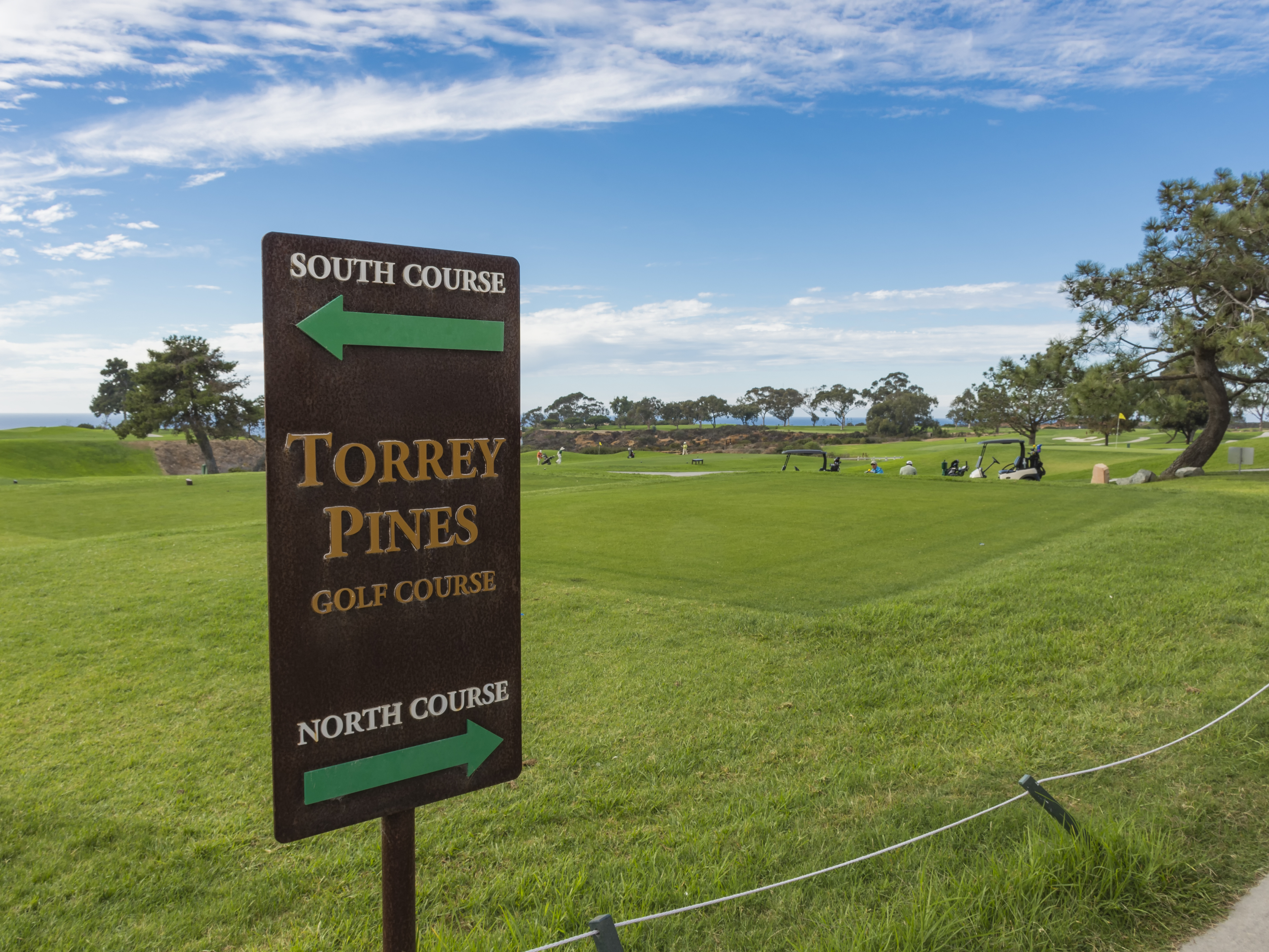 Torrey Pines Golf Coursse Sign