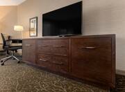 Desk Area and HDTV in Hotel Suite
