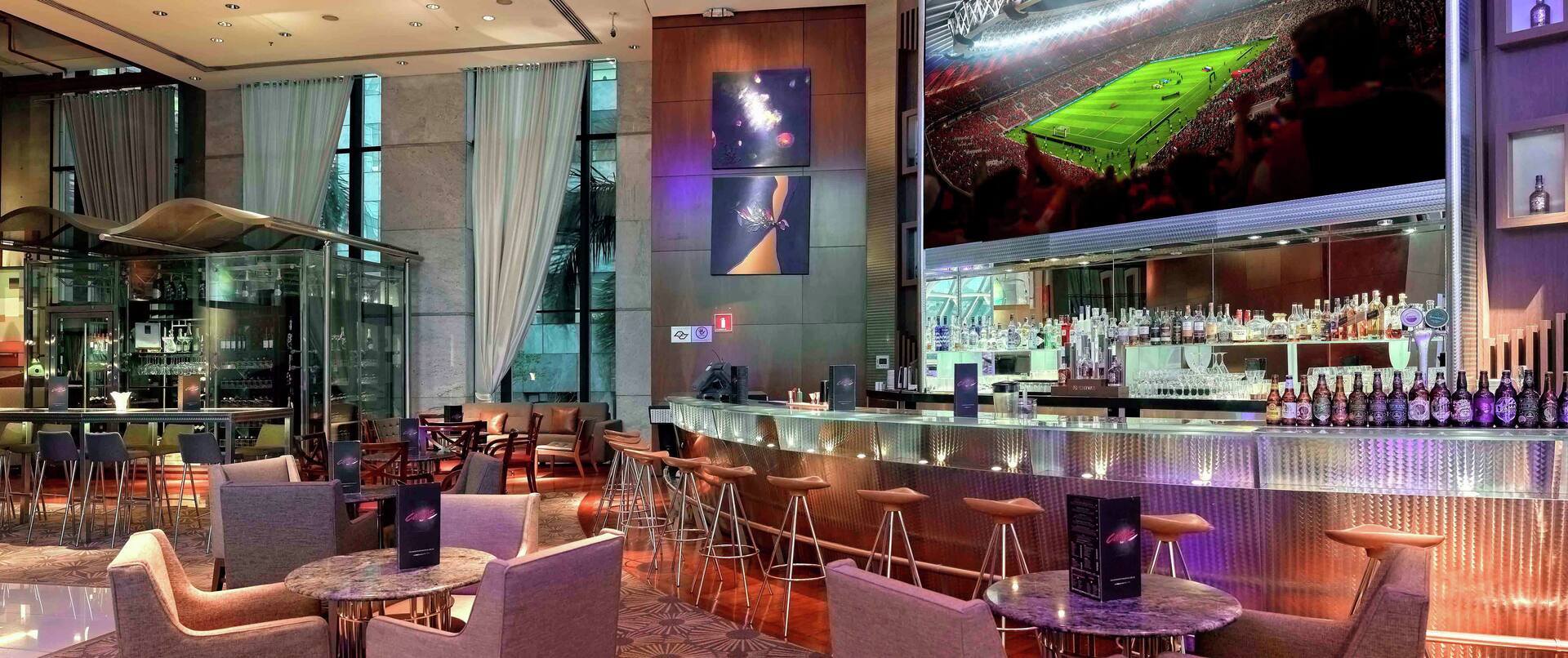 Sports Bar with Seating Area
