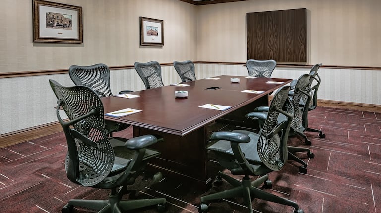 Boardroom with Conference Table and Chairs