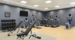 Fitness Center Cardio and Weight Equipment