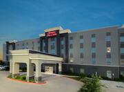 Hampton Inn & Suites San Antonio Brooks City Base Hotel, TX - Exterior at night 