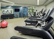 The Bevy Hotel offers a 24 hour accessible gym with a great selection of fitness equipment