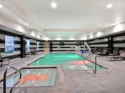 Indoor Pool and Whirlpool Area 