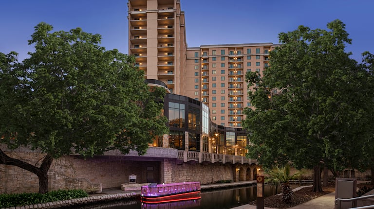 river walk from exterior