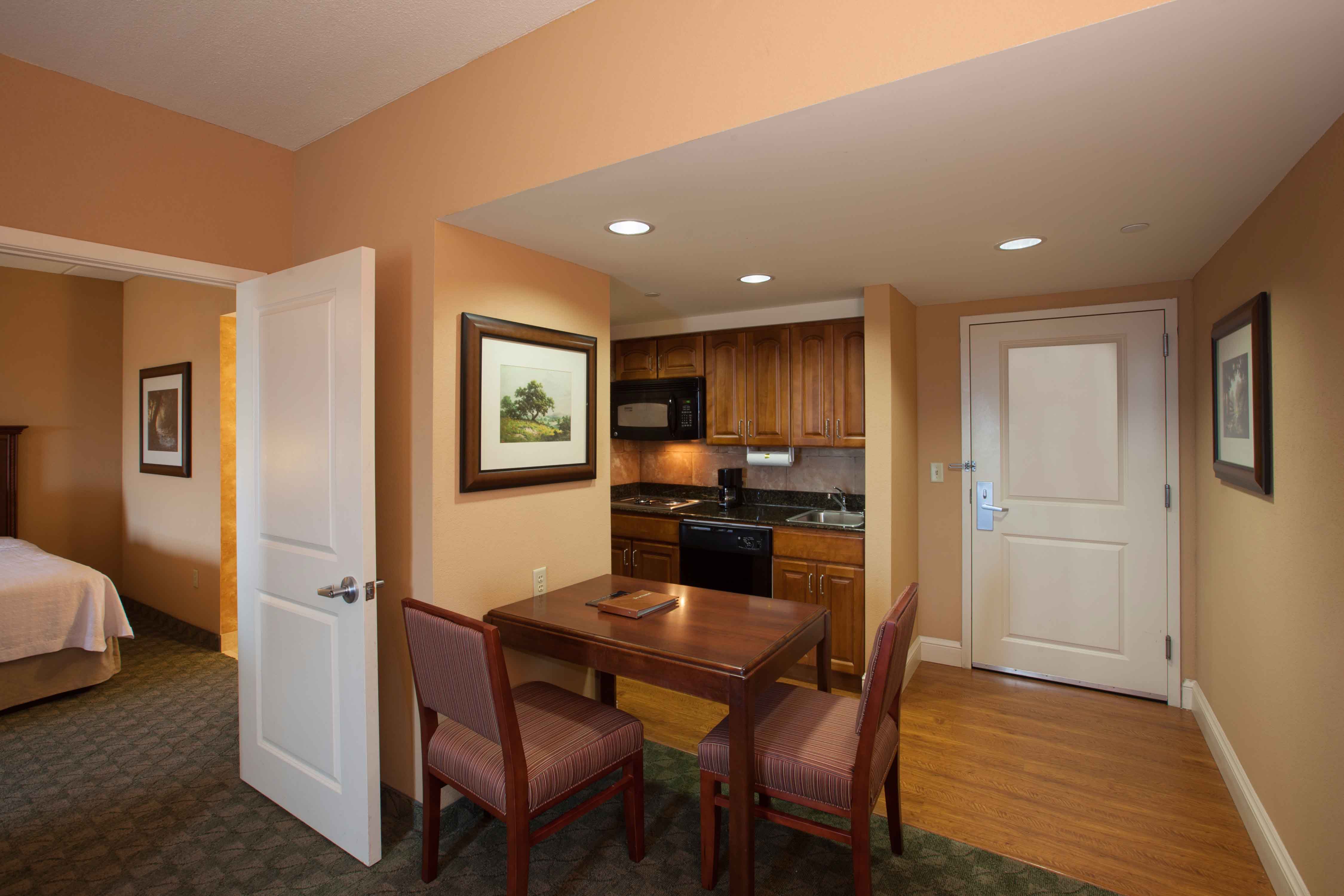 Suite Dining Area with Bedroom and Kitchen