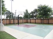 Recreational Sport Court with Basketball Net 