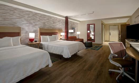 Home2 Suites By Hilton Hotel Rooms In, Suite 2 Queen Beds