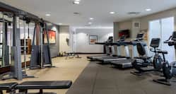 Well equipped fitness center