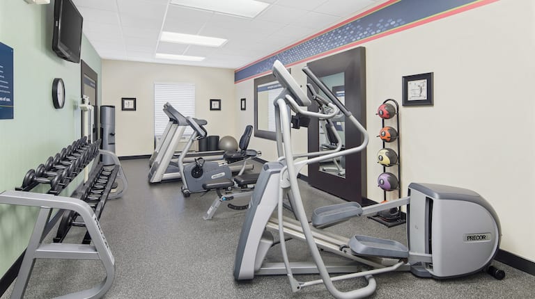 Fitness Center Equipment and Weights