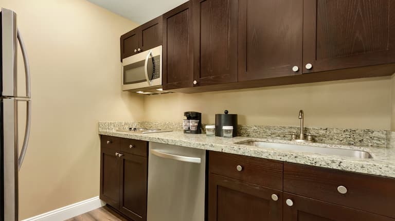 Suite Kitchen Area and Appliances