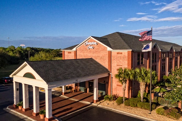 Aerial View Of Hotel