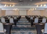 Rincon Ballroom with Projection Screen Setup Classroom Style