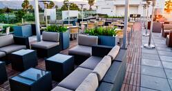 Rooftop Patio with Soft Seating Area