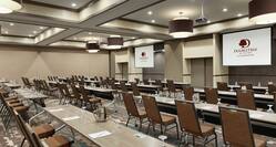 Ballroom set up as a classroom for conference