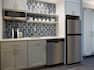 Guest Room Kitchen: Refrigerator, Dishwasher, Sink, Coffee Maker