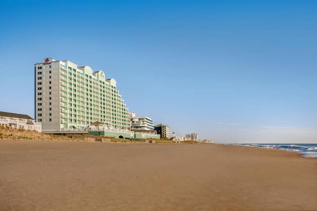 Hotel Exterior and View of the Beach
