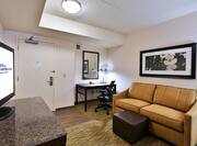 King Hotel Guestroom Suite Living Area 