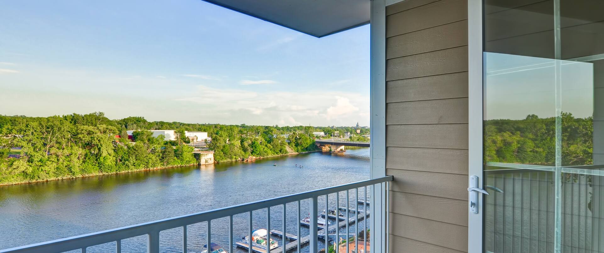 Riverview from King Suite Balcony