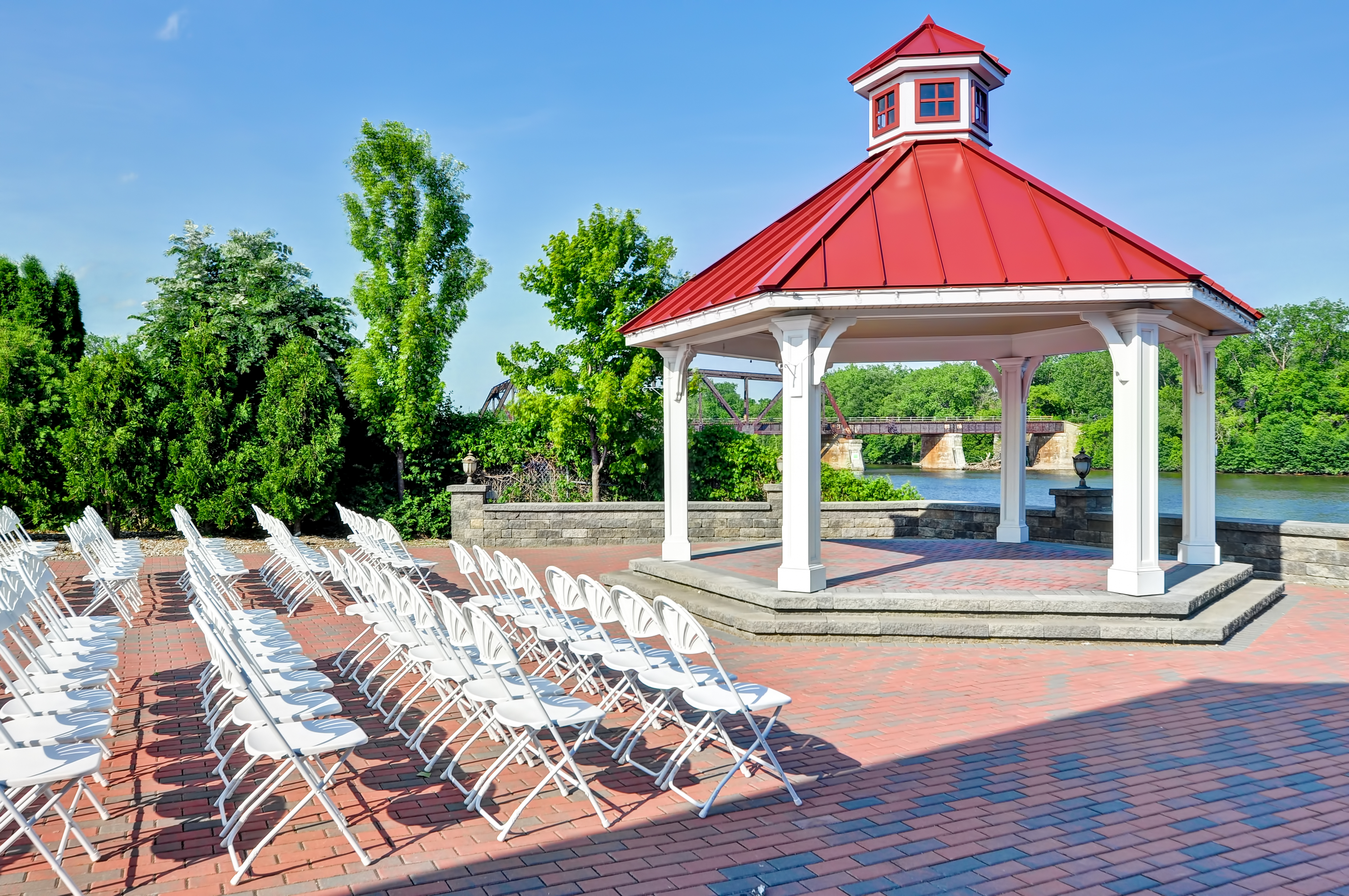Outdoor Event Space Gazebo and Seating
