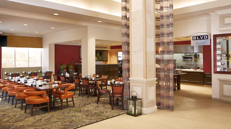 Lobby and BLVD Dining Area