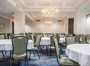 Event Space with Round Tables and Chairs