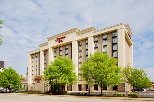 Hotel Exterior at Night