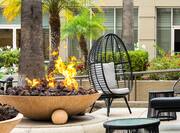 Outdoor Patio Area with firepit