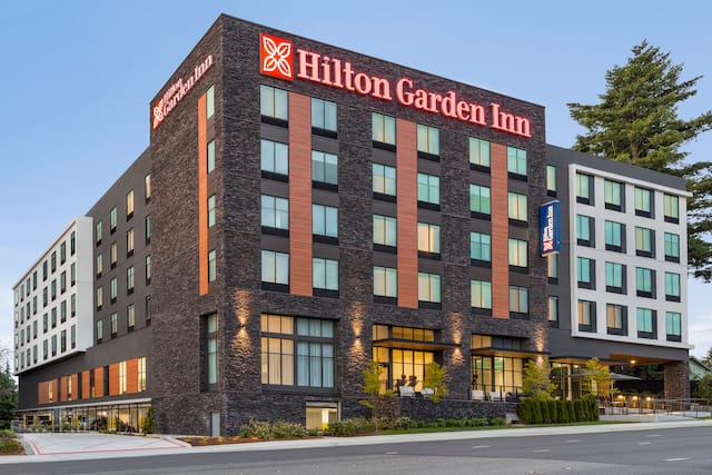 Hotel Exterior At Dusk