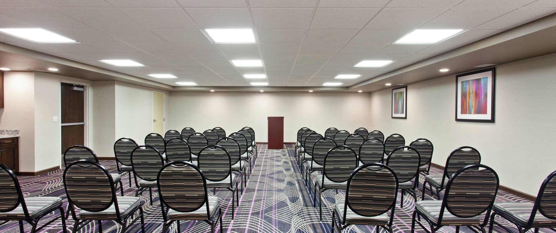 Meeting Room with Auditorium Seating Setup
