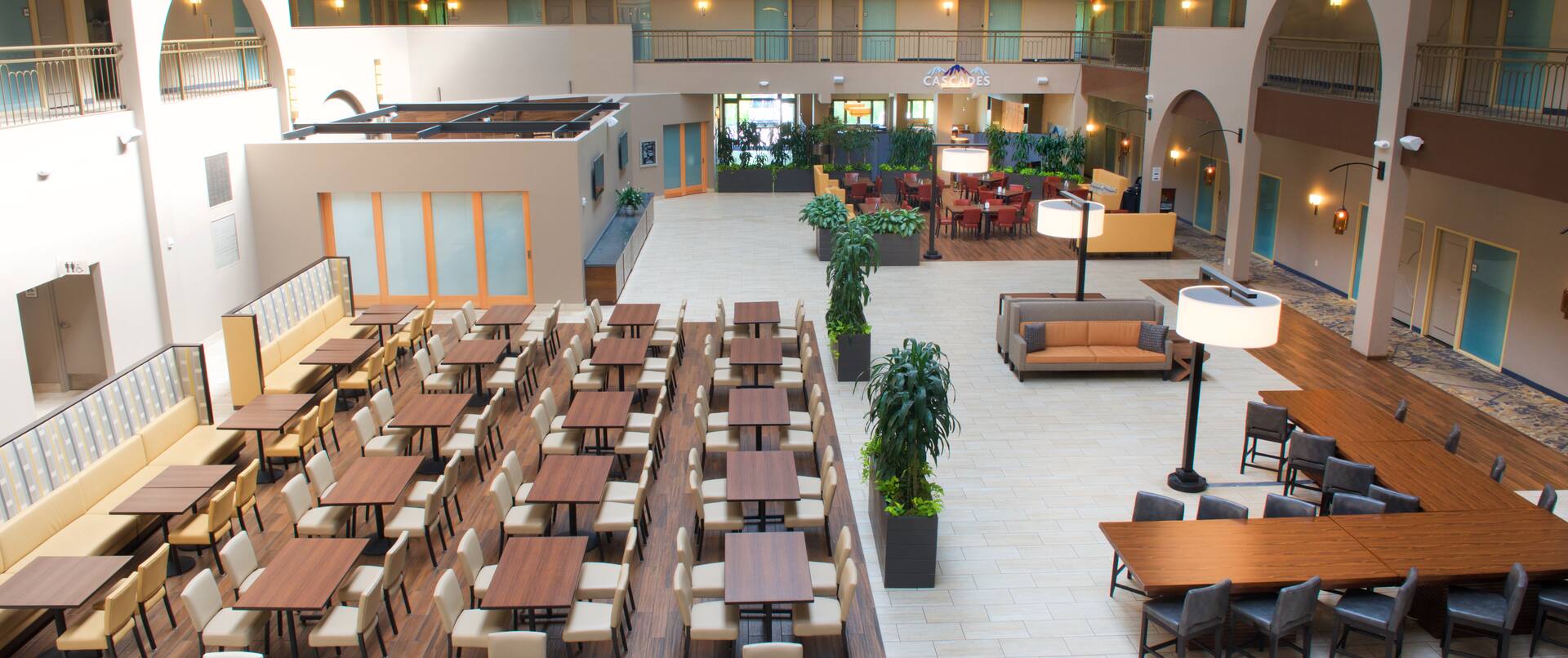 North Atrium with Tables and Chairs