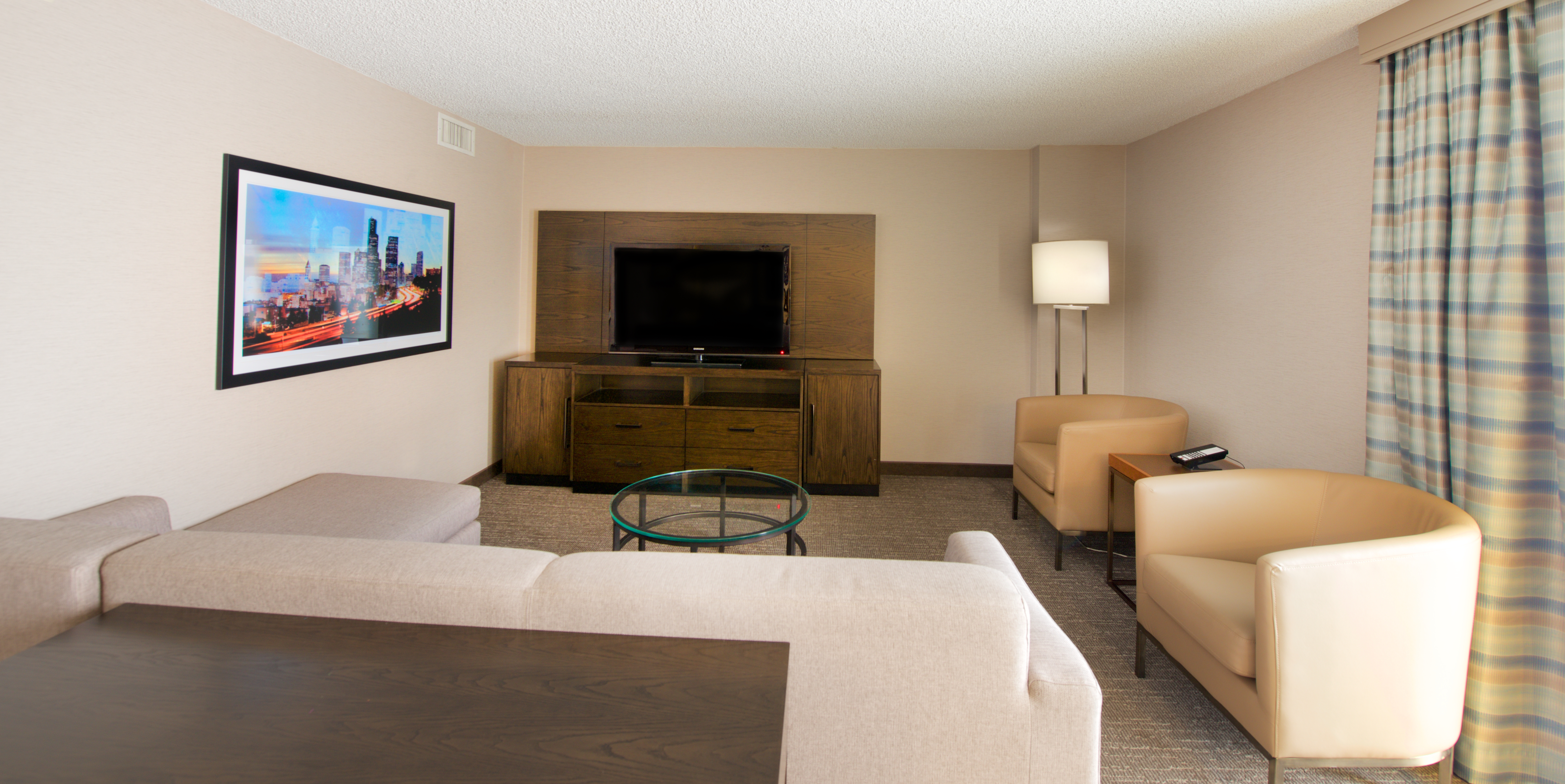 Presidential Suite Living area with Sofa and HDTV
