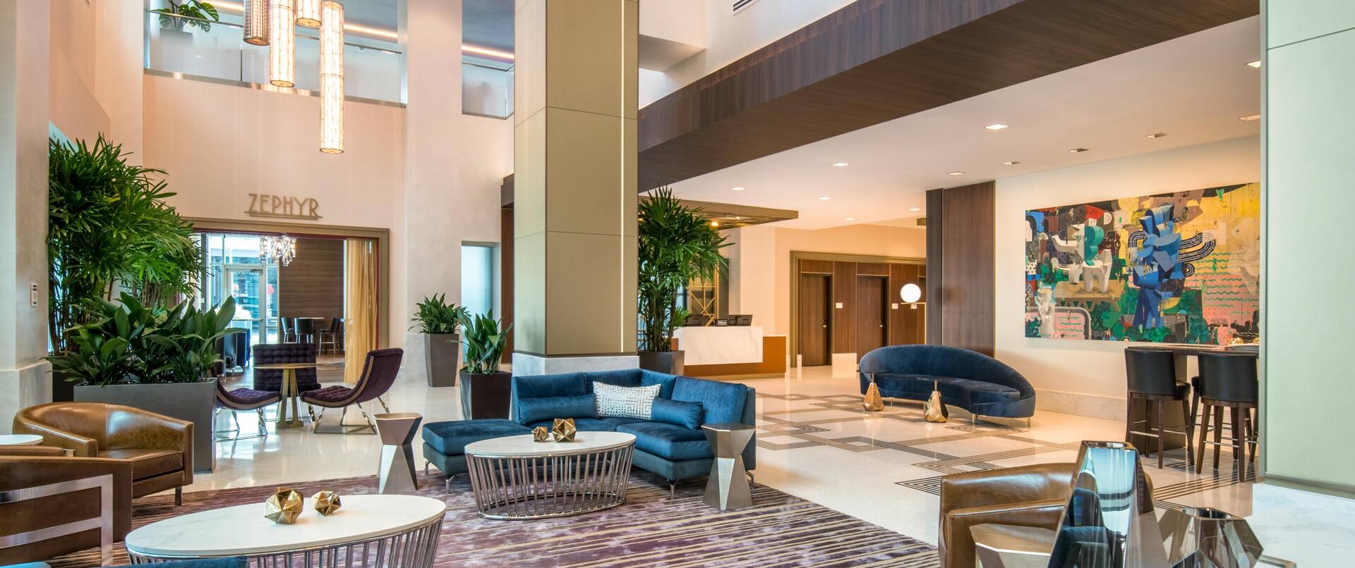 Lobby with Lounge Seating Areas