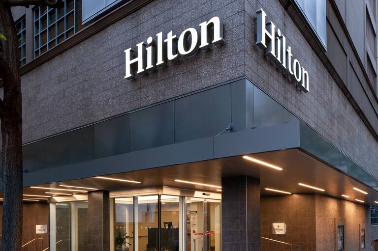 Entrada del Hilton Seattle