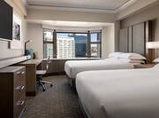 Standard Double Bed Guestroom with Skyline View