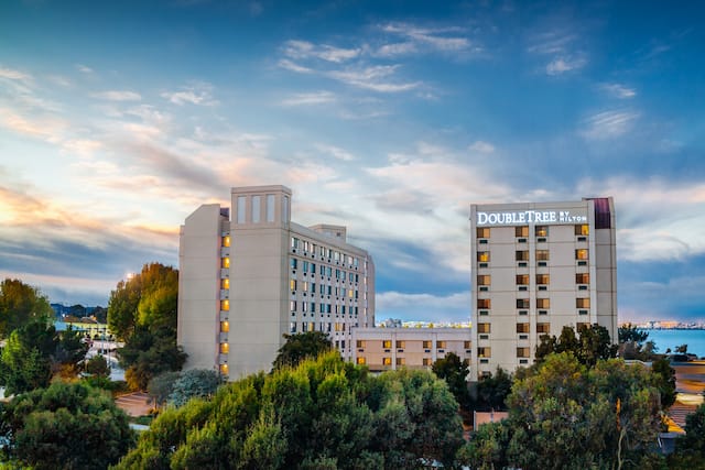 Hotel Exterior at Dusk