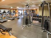 Fitness Center With Exercise Machines 