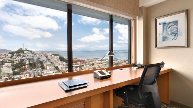 Desk in Double Executive Bay View  