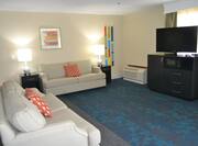 Suite Living Area with comfortable seating and TV