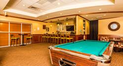 The Office Lounge with Bar and Pool Table