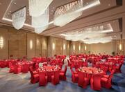 Banquet Set Up In Ballroom