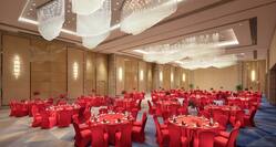 Banquet Set Up In Ballroom