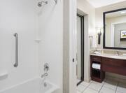 Suite Bathroom with Tub  