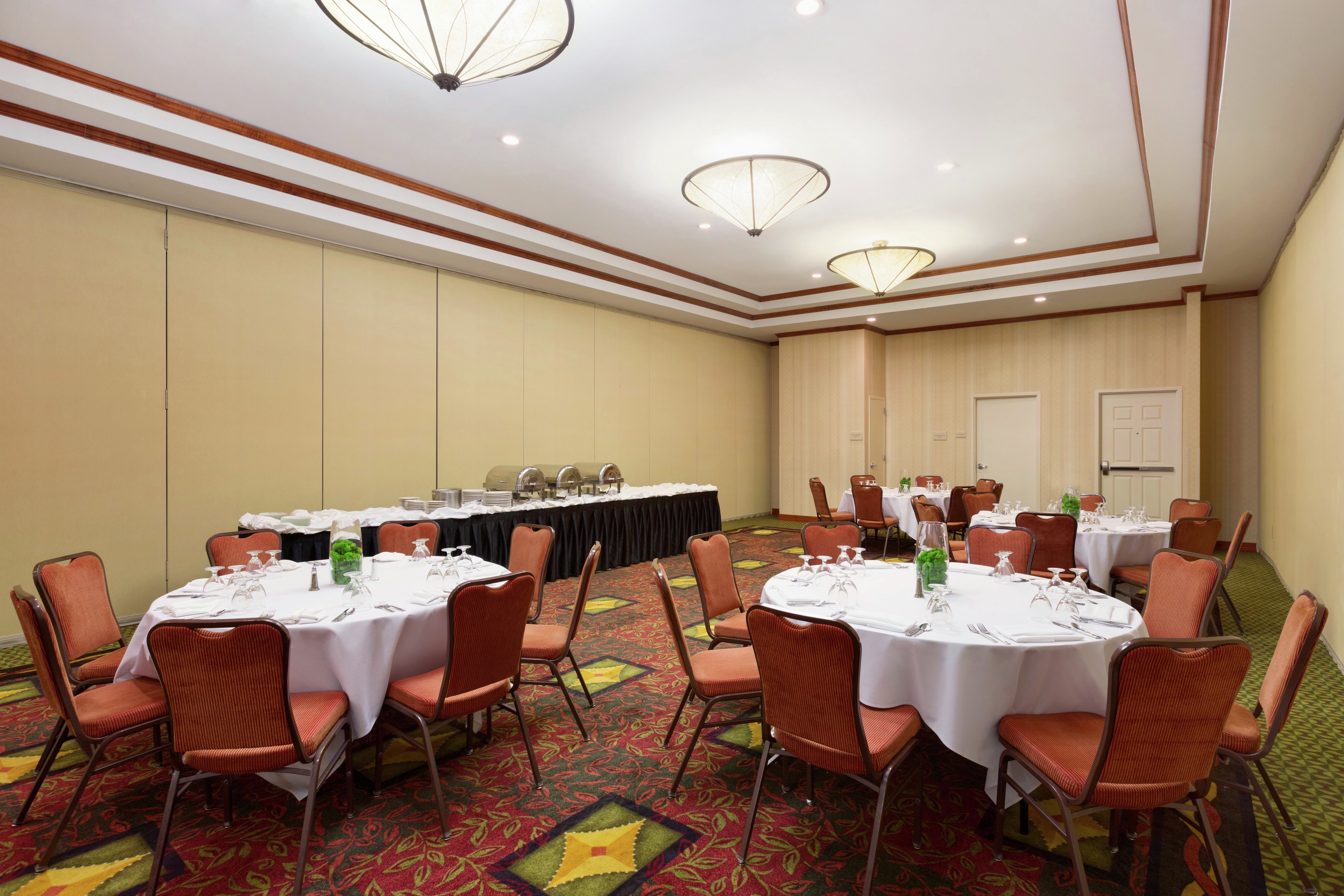 Meeting Room with Banquet Tables