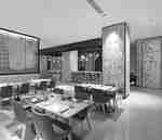 منطقة جلوس داخل المطعم