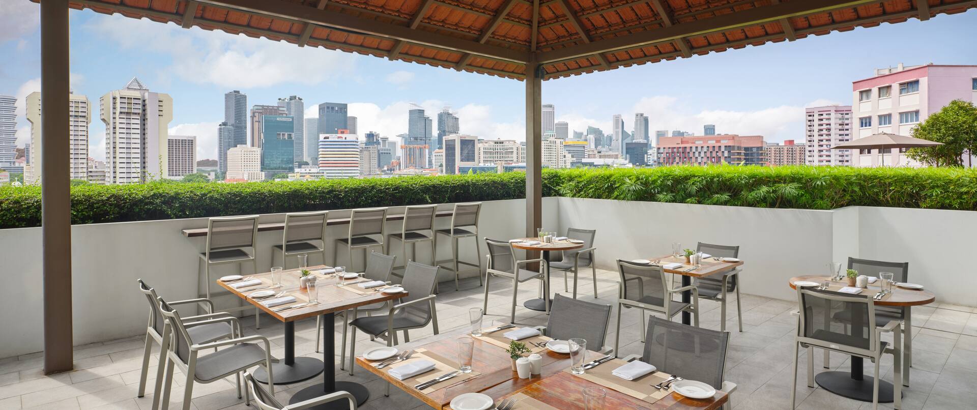 Outdoor Rooftop Dining