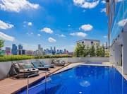 Outdoor Pool with View of Skyline